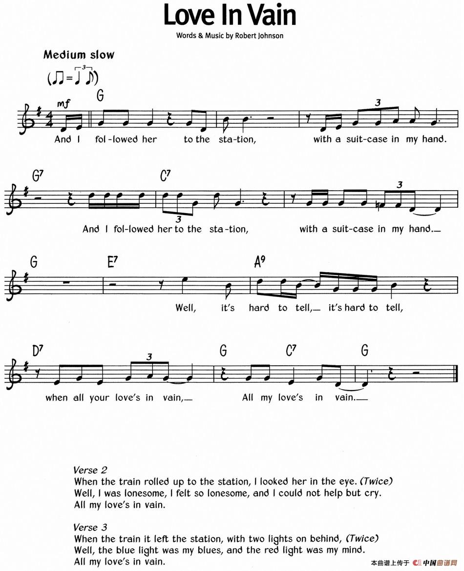 蓝调音乐：Love In Vain(1)蓝调音乐：Love In Vain.jpg