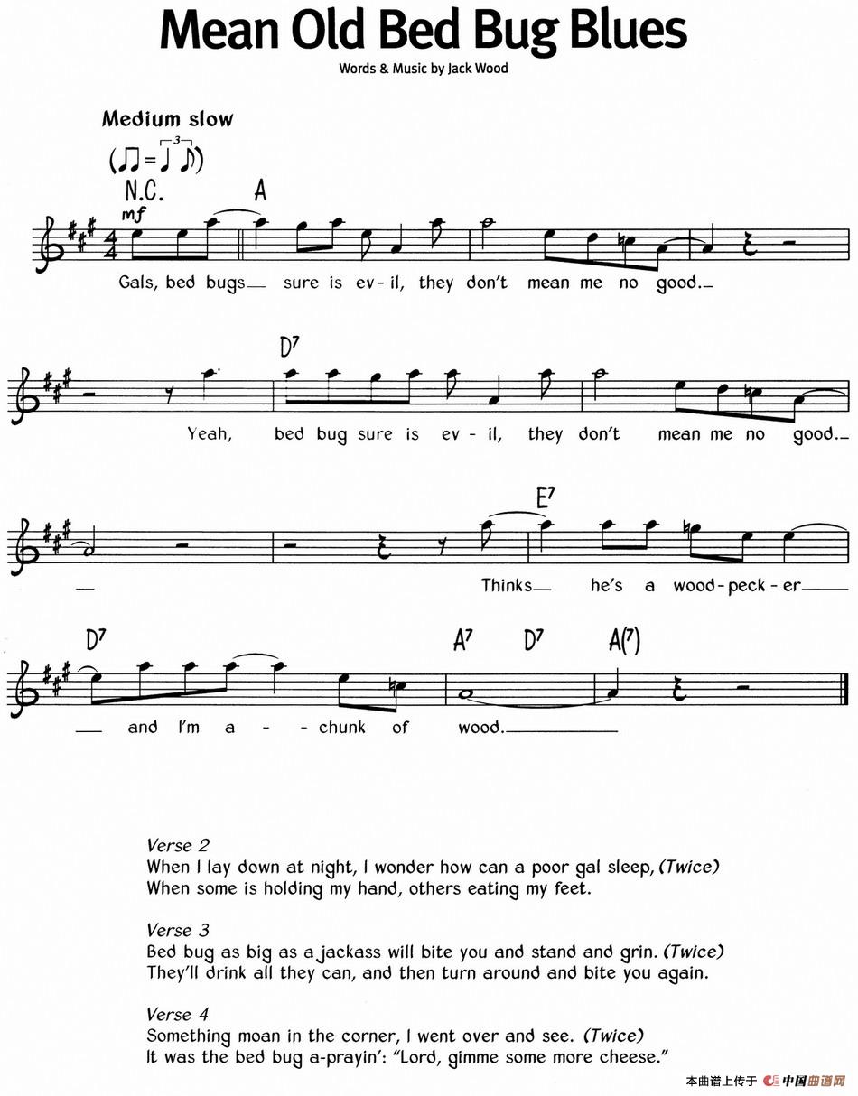 蓝调音乐：Mean Old Bed Bug Blues(1)蓝调音乐：Mean Old Bed Bug Blues.jpg