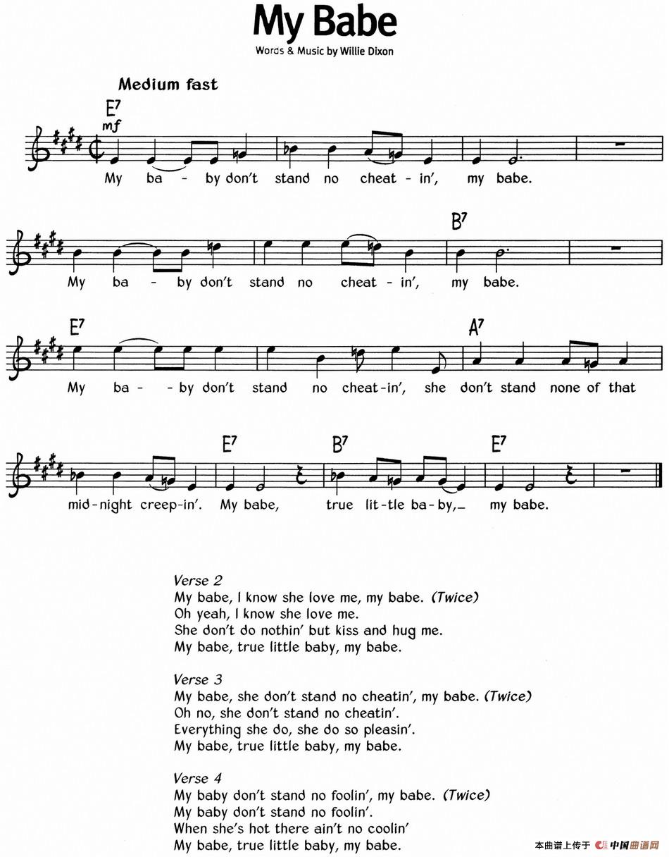 蓝调音乐：My Babe(1)蓝调音乐：My Babe.jpg