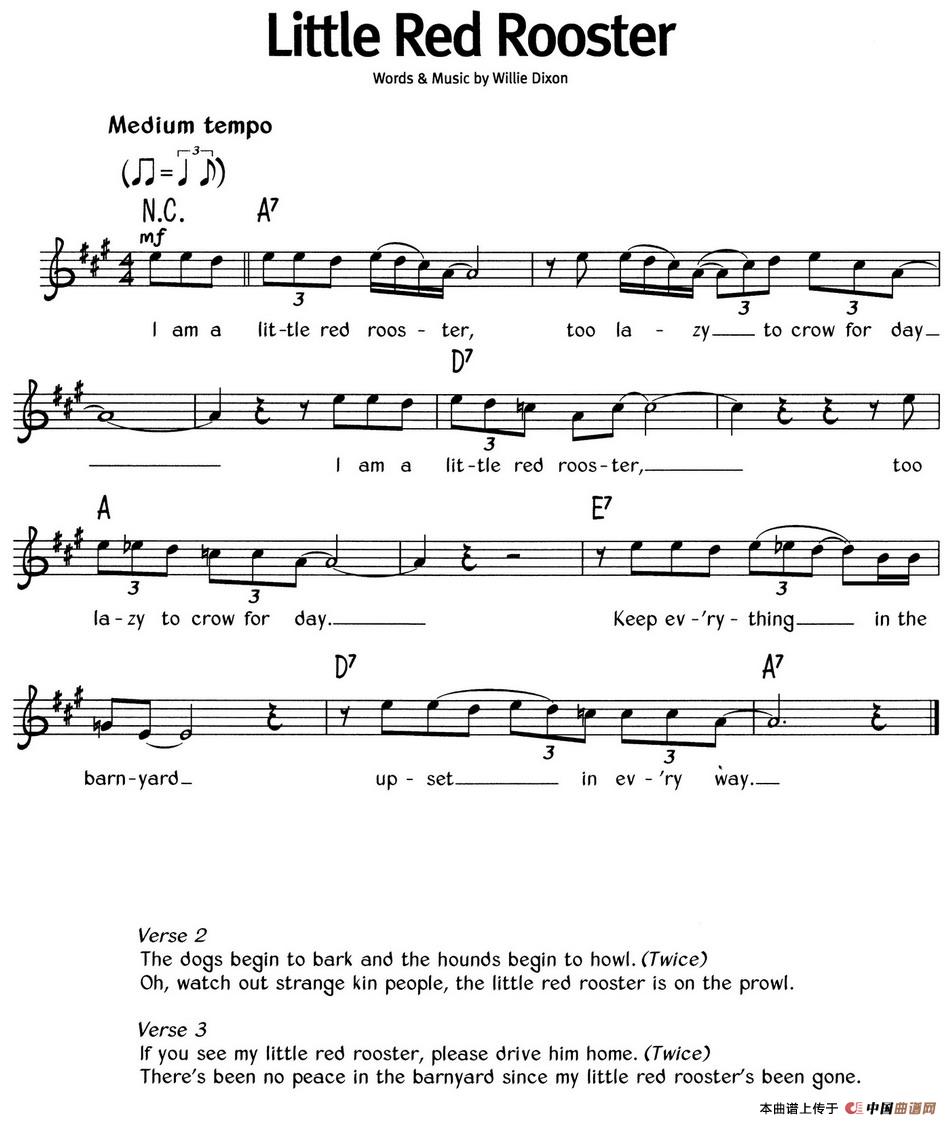 蓝调音乐：Little Red Rooster(1)蓝调音乐：Little Red Rooster.jpg