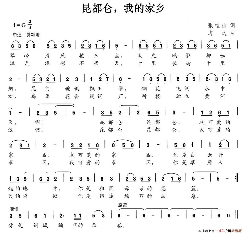 昆都仑，我的家乡（张桂山词 志远曲）(1)昆都仑，我的家乡.jpg