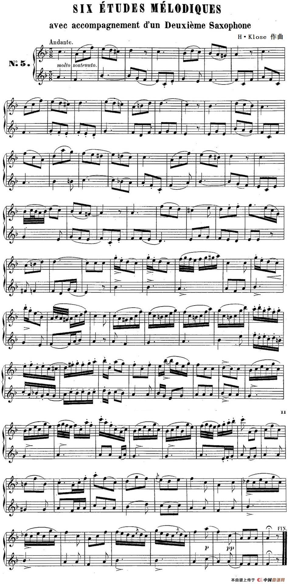 H·Klose二重奏练习曲（No.5）(1)HKlose二重奏练习曲_页面_14_缩小大小--.jpg