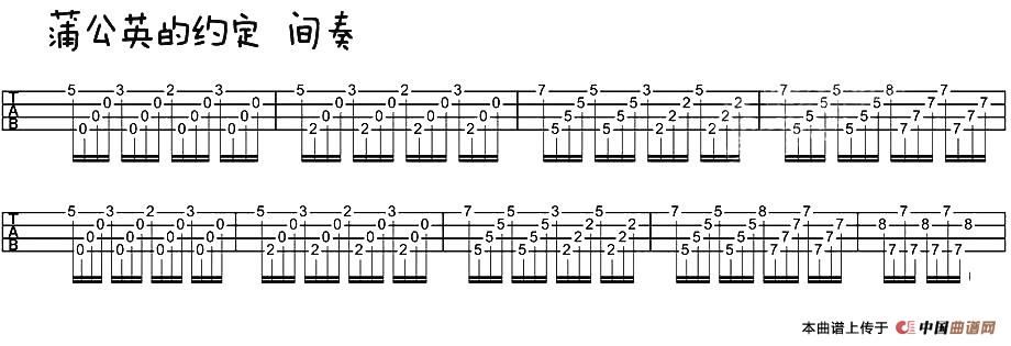 蒲公英的约定（尤克里里谱）：2.jpg
