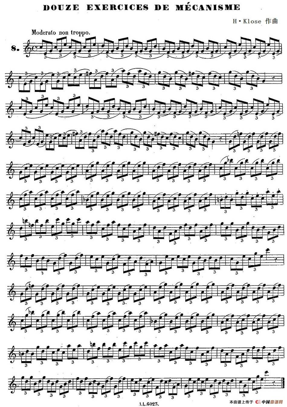 H·Klose练习曲（douze exercices de mecanisme—8）(1)HKlose二重奏练习曲_页面_25_缩小大小-.jpg