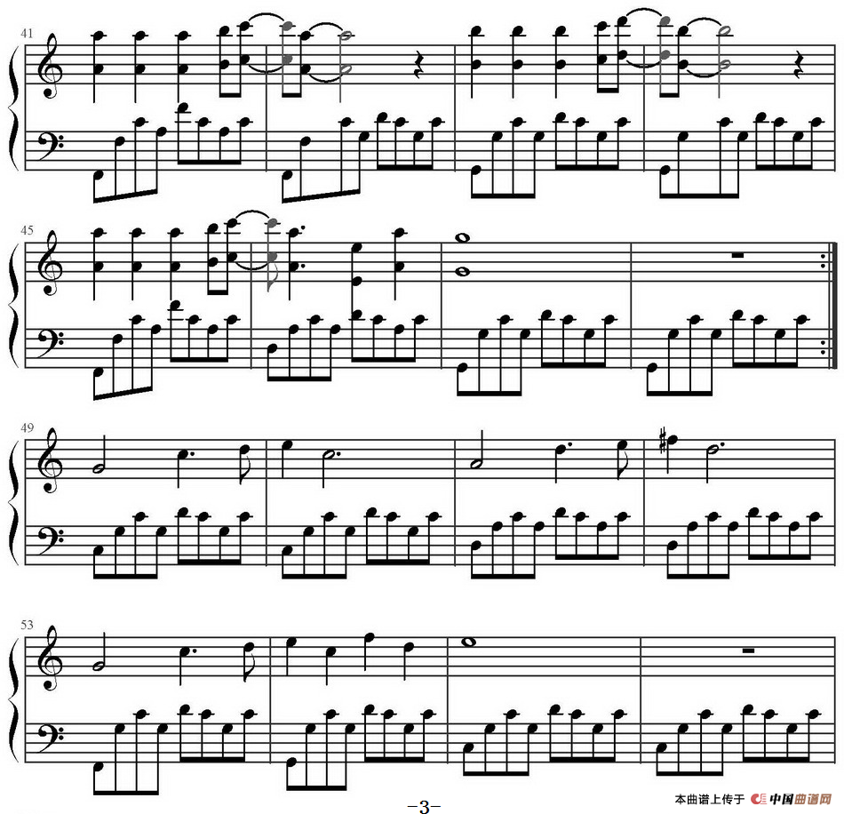 我要和你在一起（电影《人再囧途之泰囧》插曲）(1)我要和你在一起（电影《人再囧途之泰囧》插曲）赵英俊曲 文武贝钢琴编配 夏筠妍 赵英俊演唱_页面_3-.png