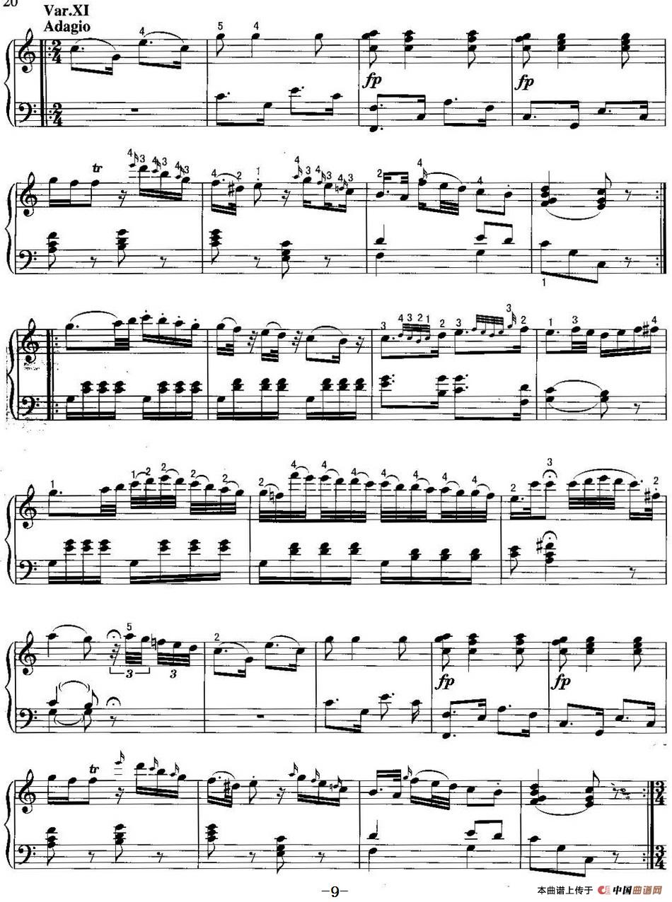 不可不弹的世界钢琴名曲：“星星”变奏曲(1)不可不弹的世界钢琴名曲：“星星”变奏曲&莫扎特9.jpg