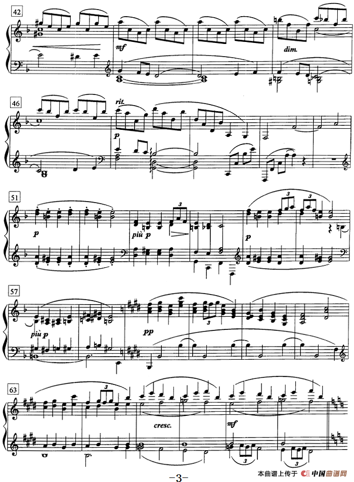 钢琴教程第七级 中外乐曲（幻想曲）(1)钢琴教程第七级 中外乐曲（幻想曲）德彪西曲3.png