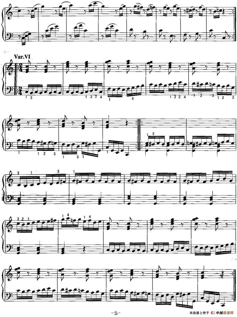 不可不弹的世界钢琴名曲：“星星”变奏曲(1)不可不弹的世界钢琴名曲：“星星”变奏曲&莫扎特5.jpg