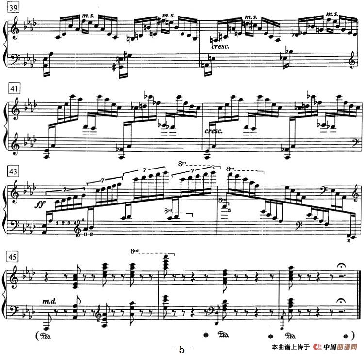 钢琴教程第七级 练习曲（OP.72 No.11）(1)钢琴教程第七级 练习曲 （OP.72 No.11）莫什科夫斯基曲5.jpg