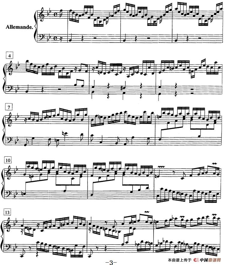 钢琴教程第七级 复调曲 帕蒂塔（第一套）(1)钢琴教程第七级 复调曲 （帕蒂塔 第一套）巴赫曲3.png