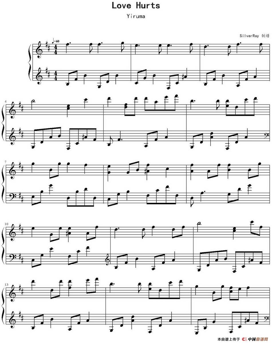 Love Hurts(1)Love Hurts Yiruma作曲 SilverRay制谱_页面_1.jpg