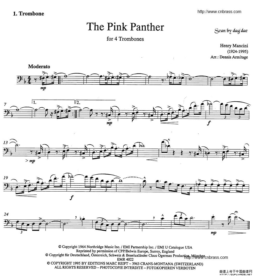 The Pink Panther（《粉红豹》长号四重奏）(1)The Pink Panther1.jpg