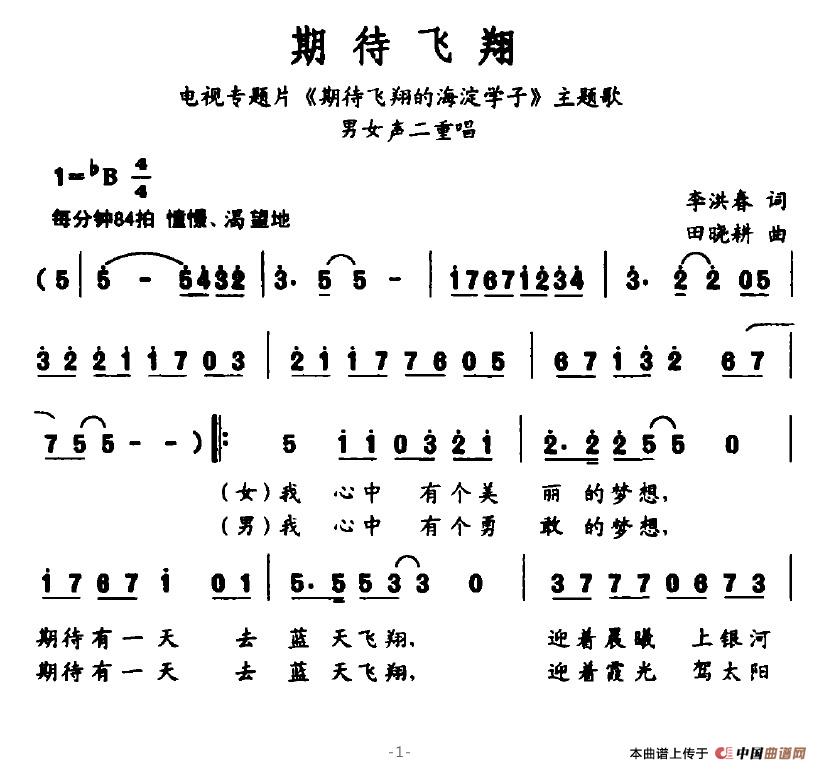 期待飞翔（电视专题片《期待飞翔的海淀学子》主题歌）(1)期待飞翔1.jpg