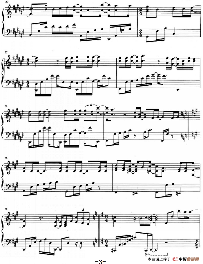 流行歌曲改编的钢琴曲：左边(1)流行歌曲改编的钢琴曲：左边 严云农词 温奕哲曲 杨丞琳演唱3.png