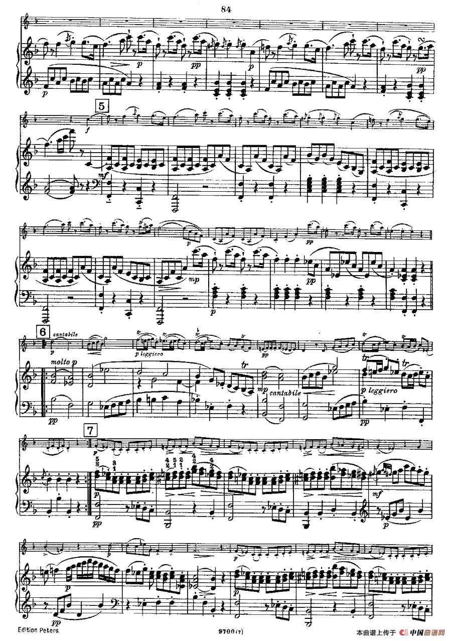 Mozart - Violin Sonata No.7, KV. 376(第七小提琴奏鸣曲)(1)KV. 376-011.jpg