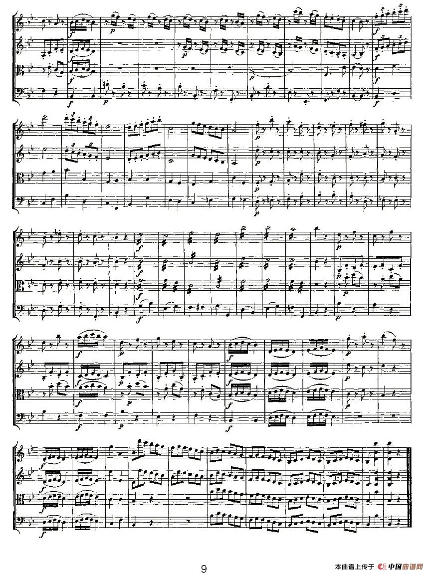 Quartet No. 6 in Bb Major, K. 159（降B大调第六弦乐四重奏）(1)K. 159 -009.jpg
