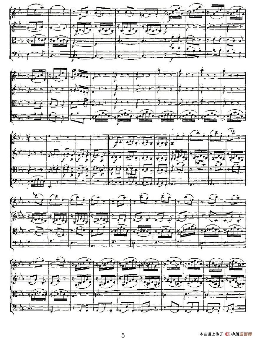 Quartet No. 4 in C Major, K. 157（C大调第四弦乐四重奏）(1)K. 157 -005.jpg